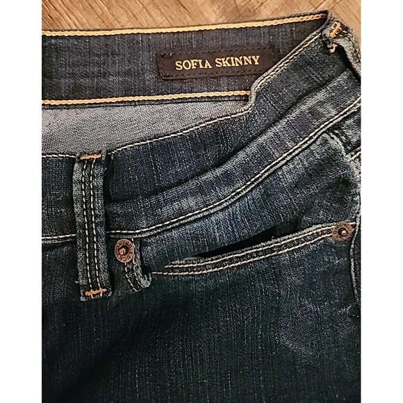 Lucky Brand Womens Jean 10/30 Straight Sofia Skinny Medium Wash Denim Capote - Picture 4 of 12